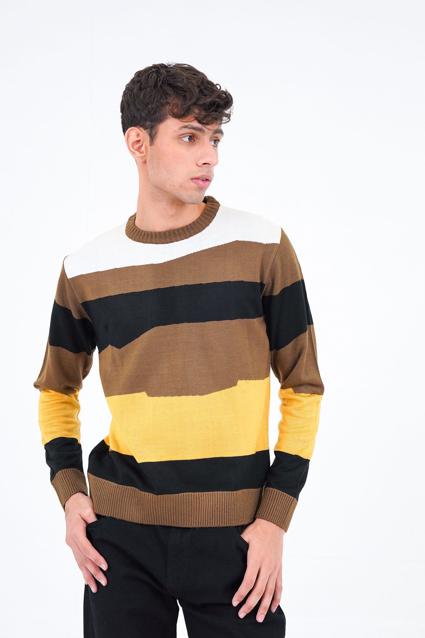 Color-Blocked Sweater