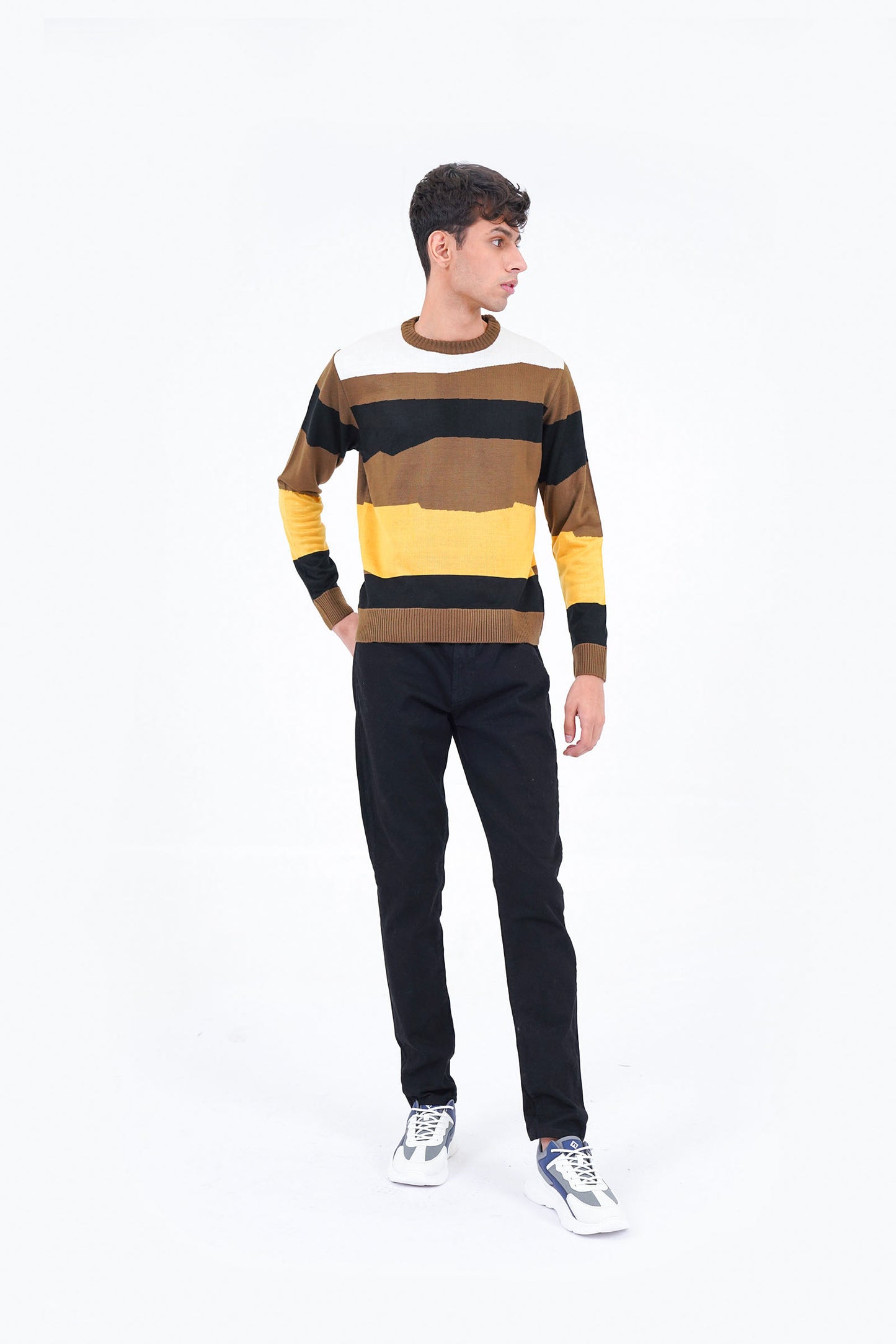 Color-Blocked Sweater