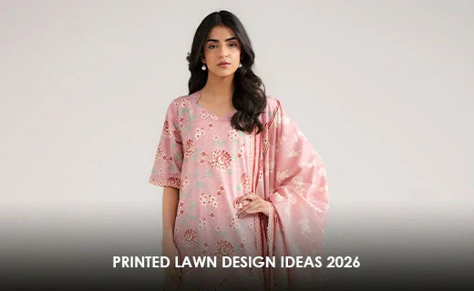 Printed Lawn Dress Design Ideas (2026)
