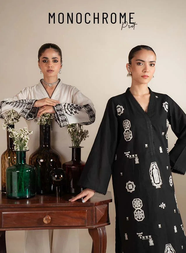 Monochrome Pret collection for women in pakistan