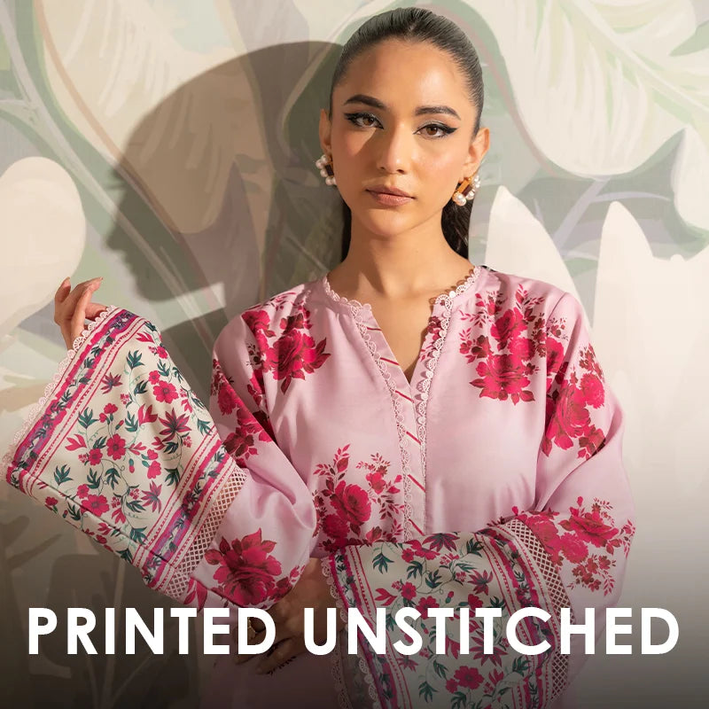 Unstitched Lawn Suits and Dresses 2025