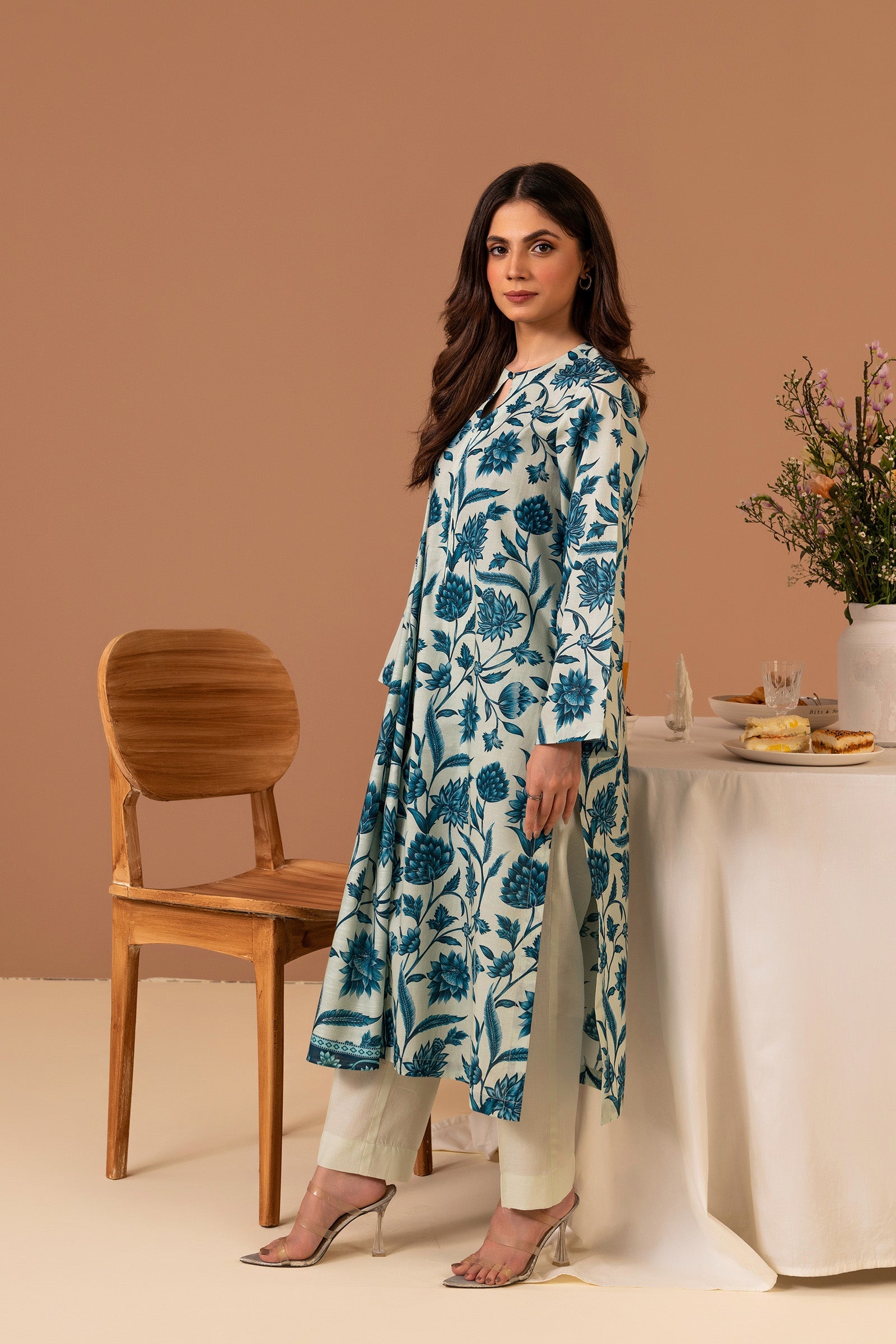 1 PC Printed Suit (Unstitched) Beyond East Official
