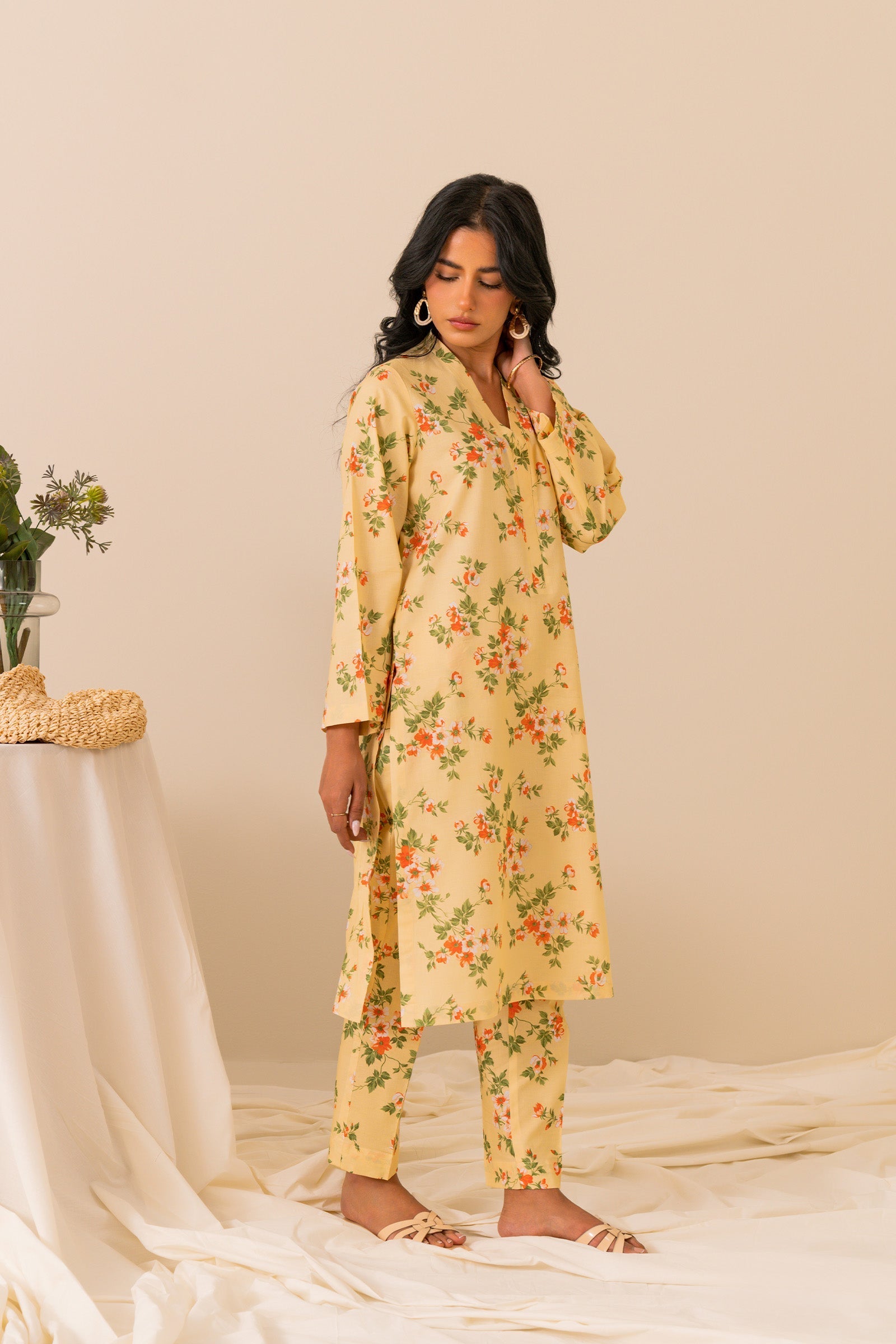 Printed 2 Piece Suit Beyond East Official