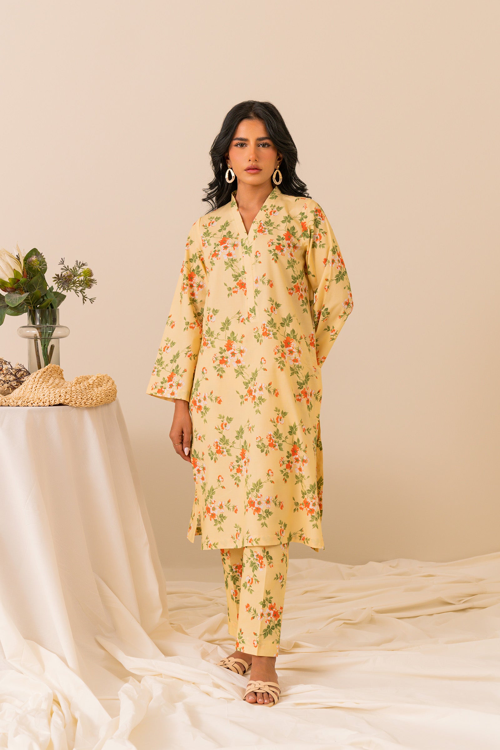 Printed 2 Piece Suit Beyond East Official