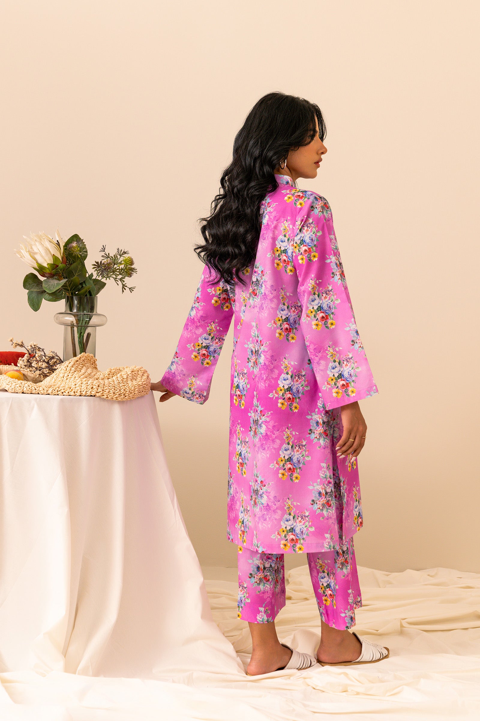 2 Piece Printed Cambric Suit SUMMER-24