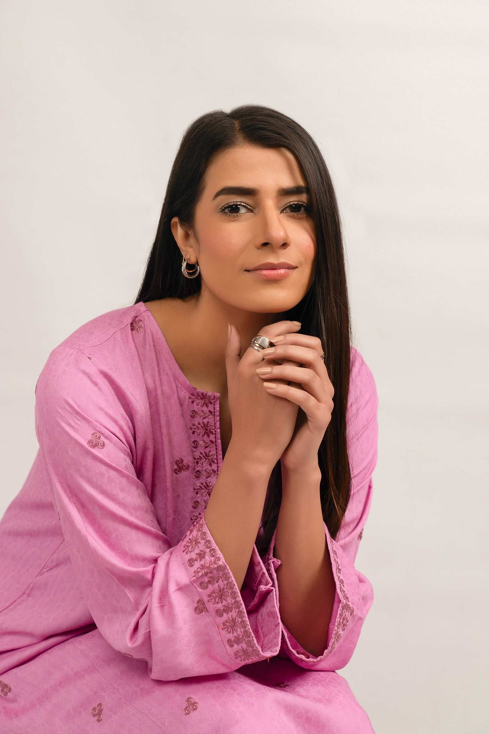 1 Piece Embroidered Khaddar Suit Winter-23