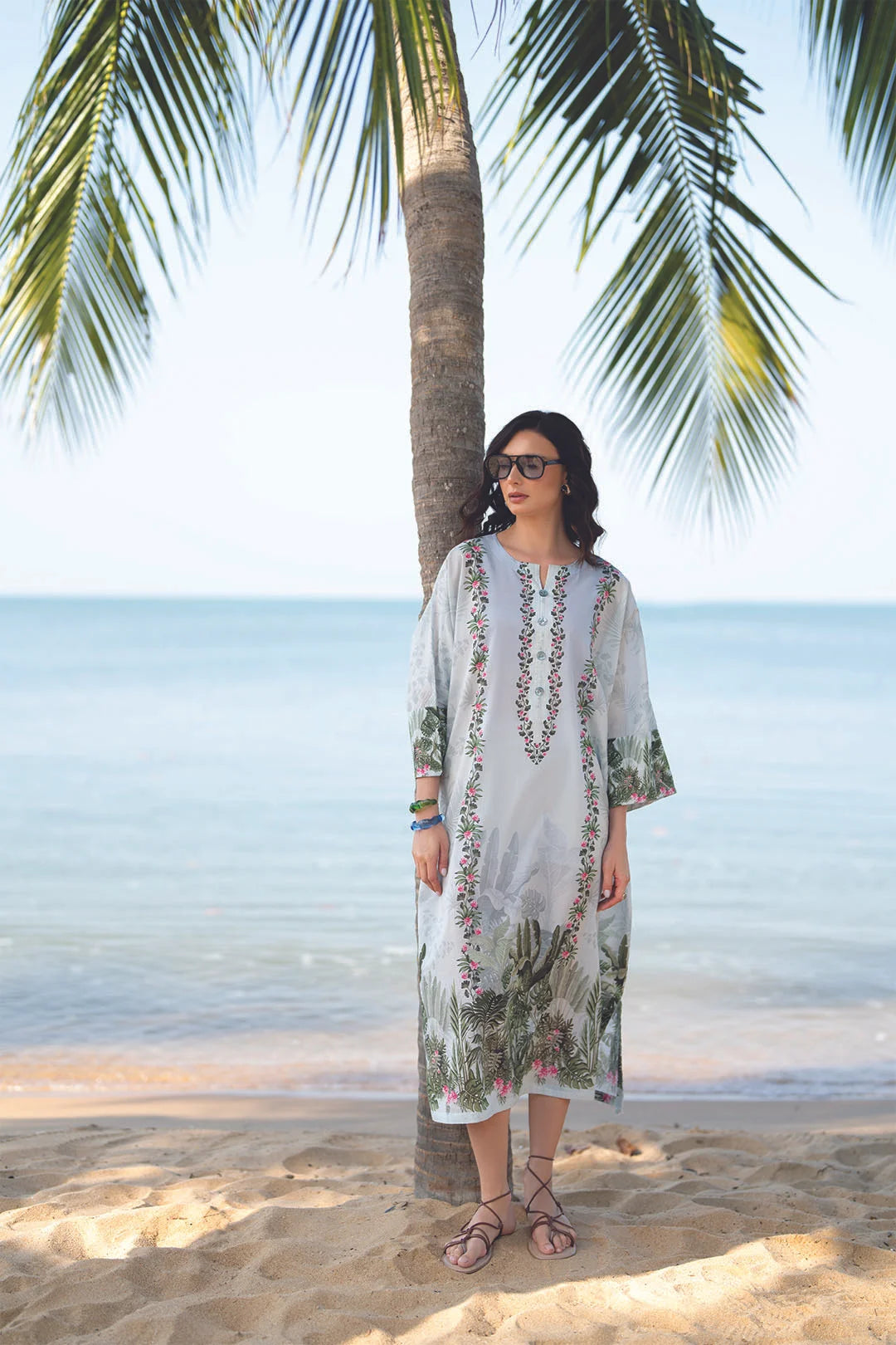 1 Piece Printed Lawn Kaftan Pret SS - 26
