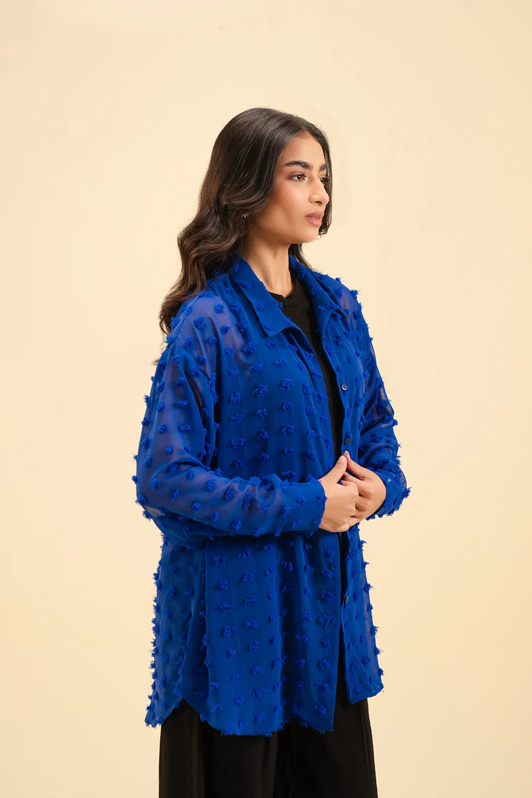 1 Piece Solid Georgette Shirt online pakistan