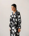 1 piece black long shirts for girls casual collection 2025