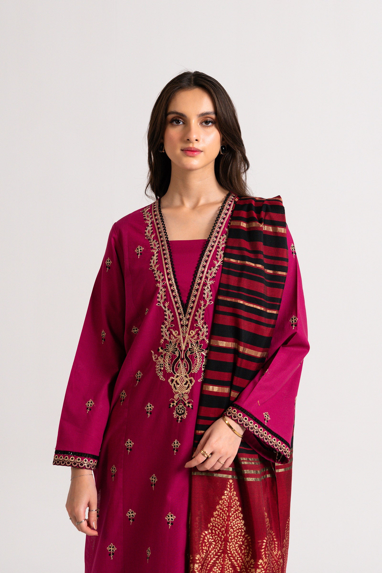 3 PC Embroidered Suit Beyond East Official