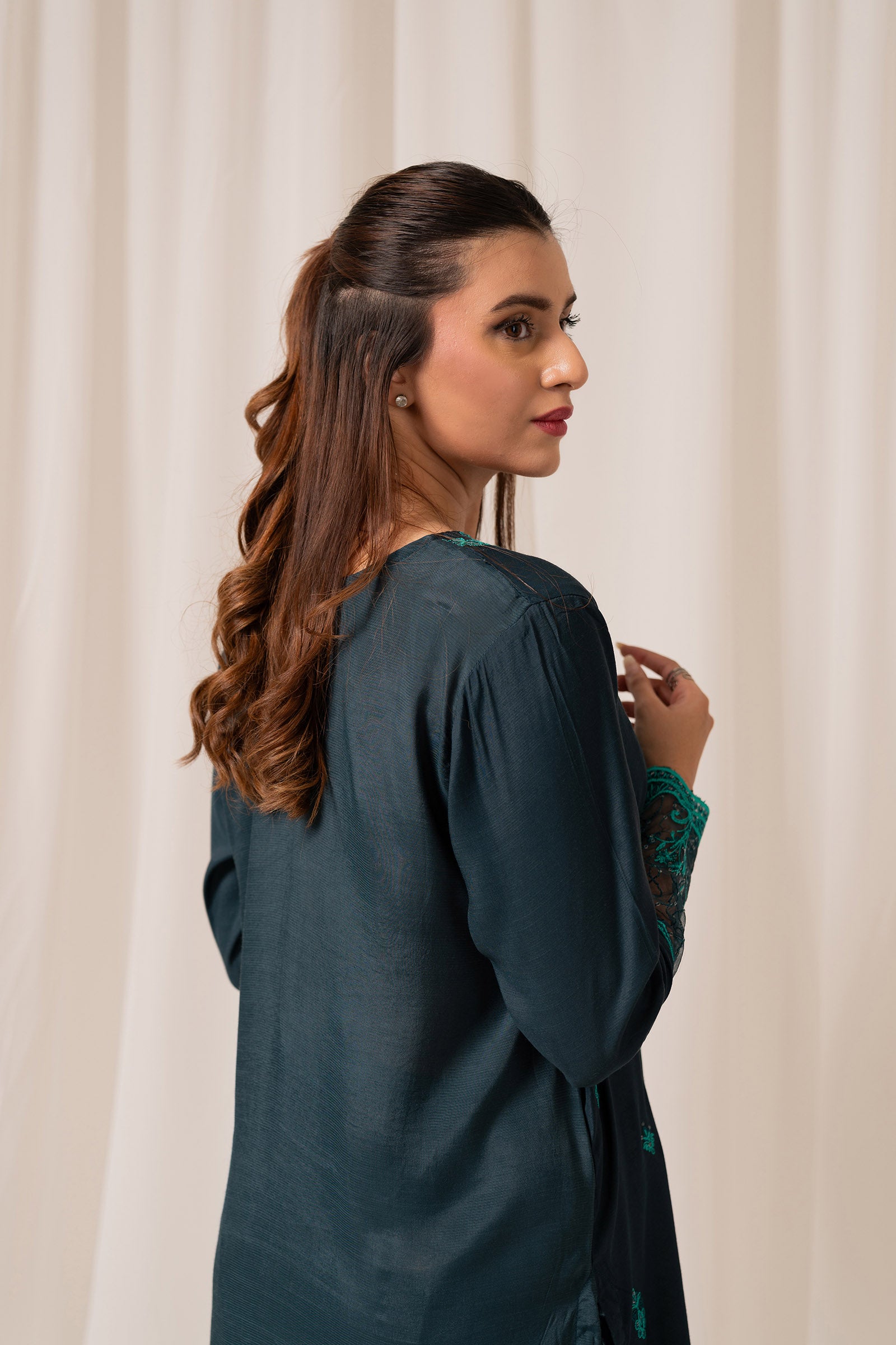 2 Piece Raw Silk Suit Beyond East Official