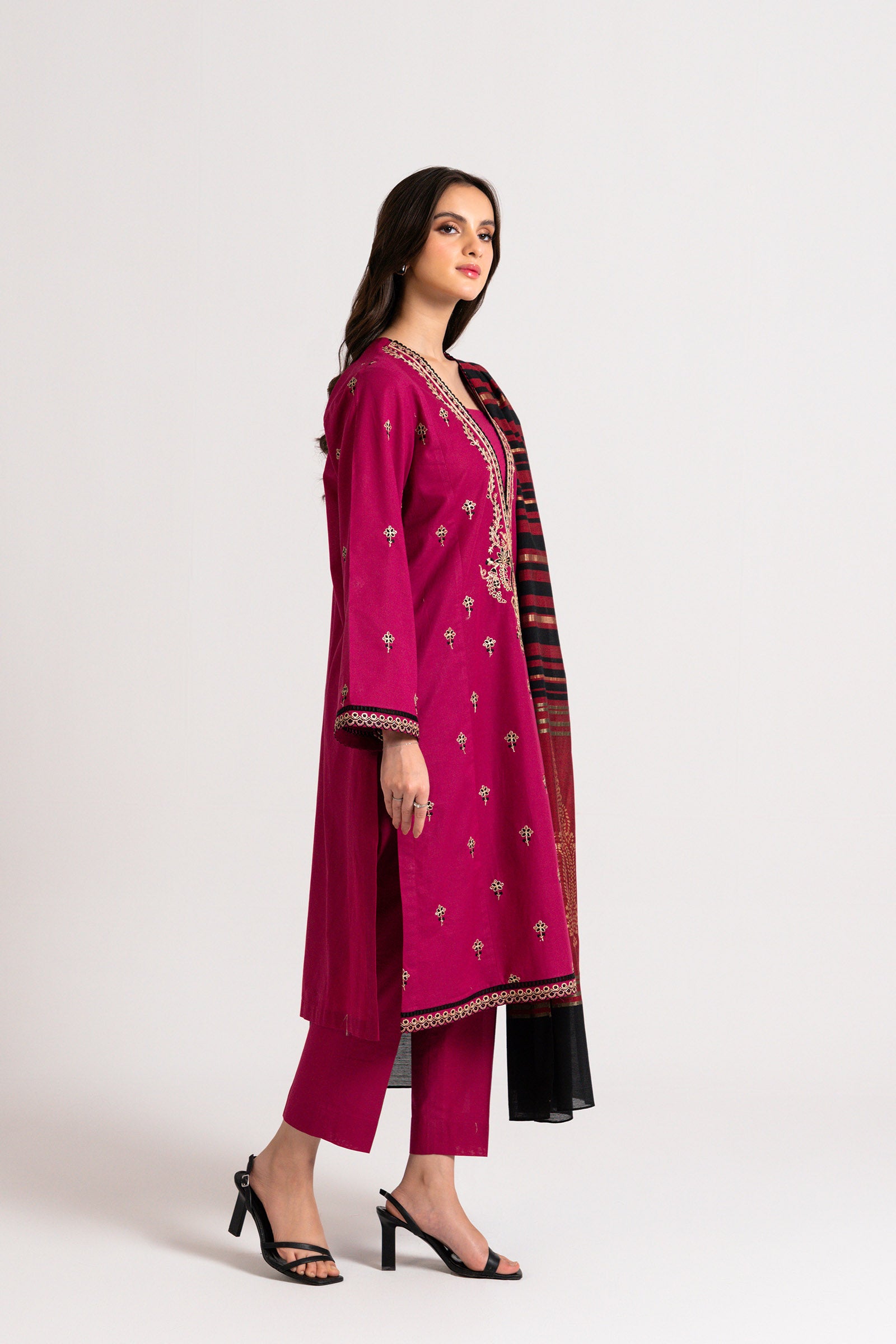 3 PC Embroidered Suit Beyond East Official