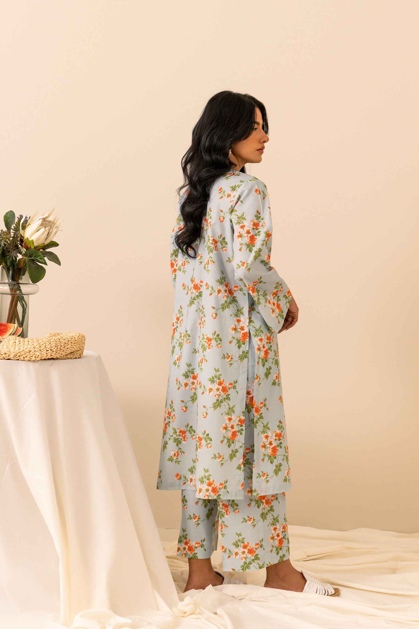 2 Piece Printed Cambric Suit SUMMER-24