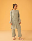 2 Piece Embroidered Suit for women 2025