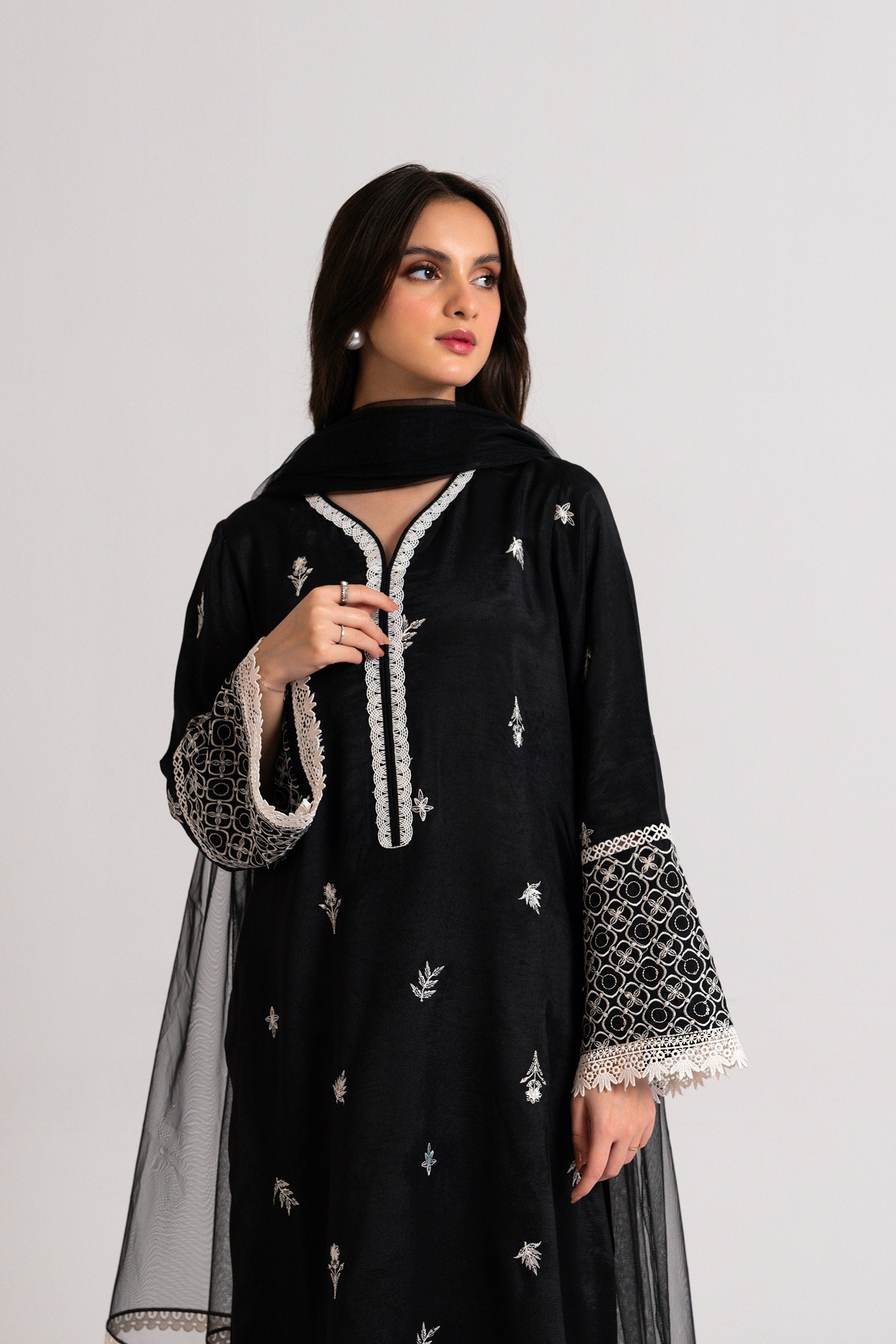 2 PC Embroidered Suit Beyond East Official