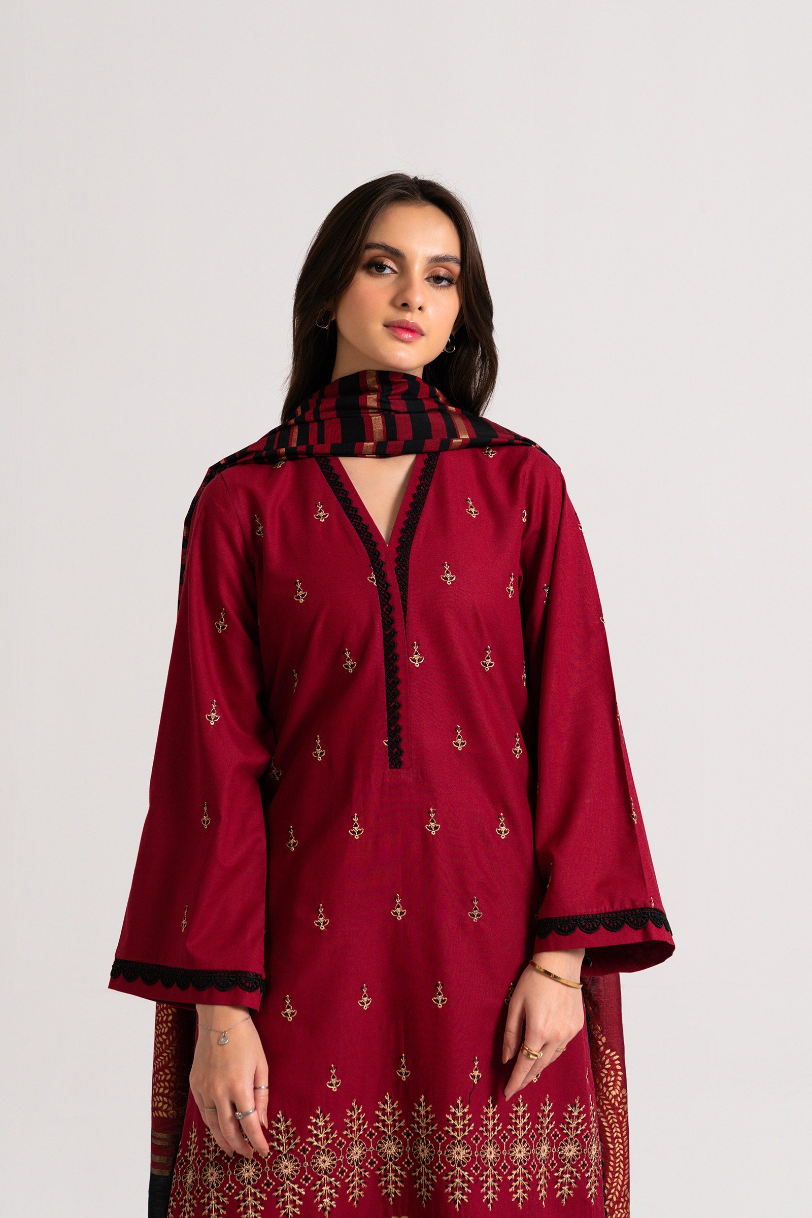 3 PC Embroidered Suit Beyond East Official