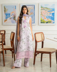 3 piece unstitched lawn suit light purple floral print summer 2026 Pakistan Beyond East Meher Vol 2