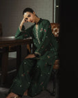 2 Piece Embroidered Cambric Suit