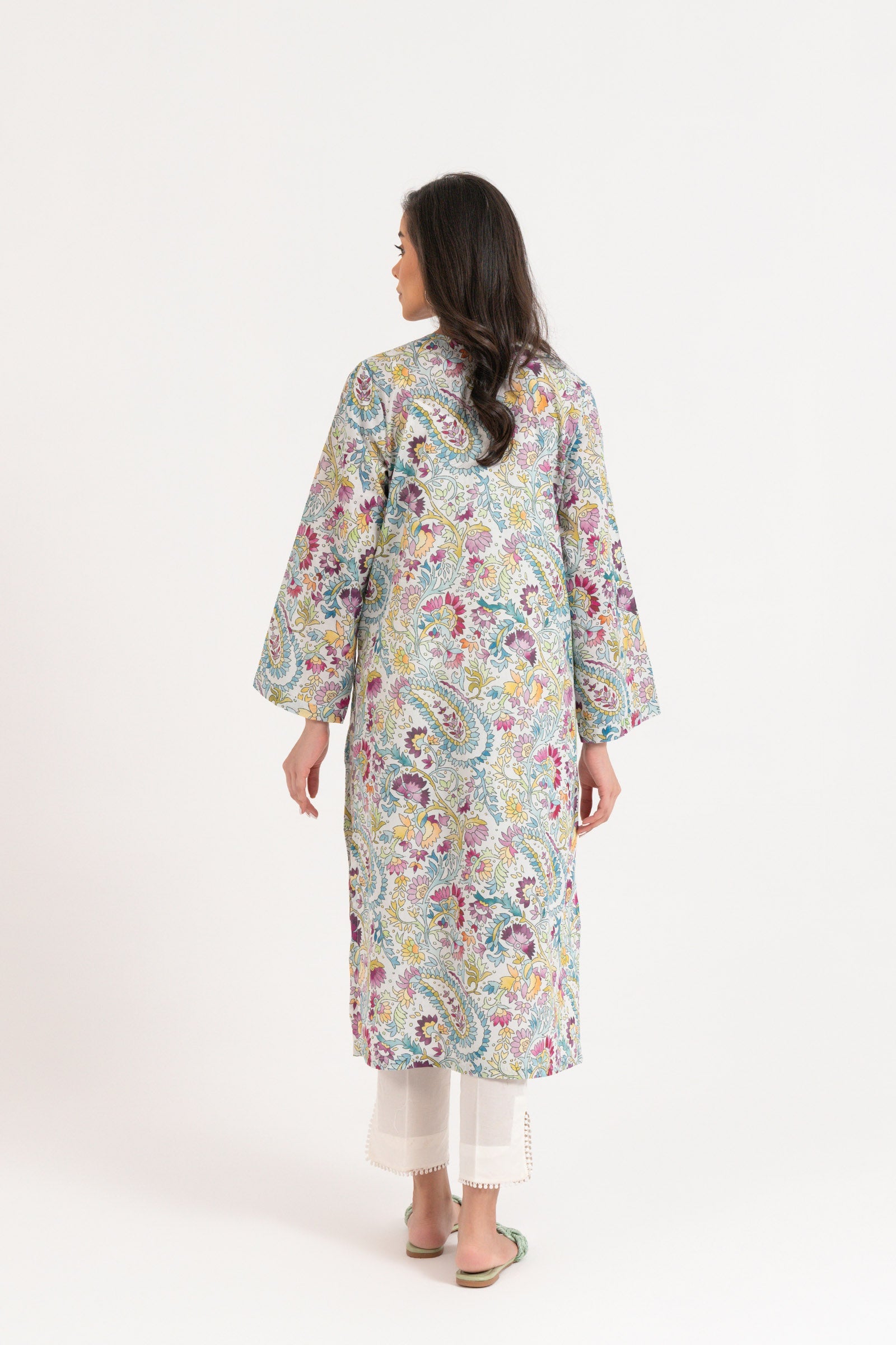 1 Piece Printed Lawn Shirt SUMMER-24