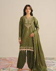 3 Piece Embroidered Lawn Suit Unstitched - 26