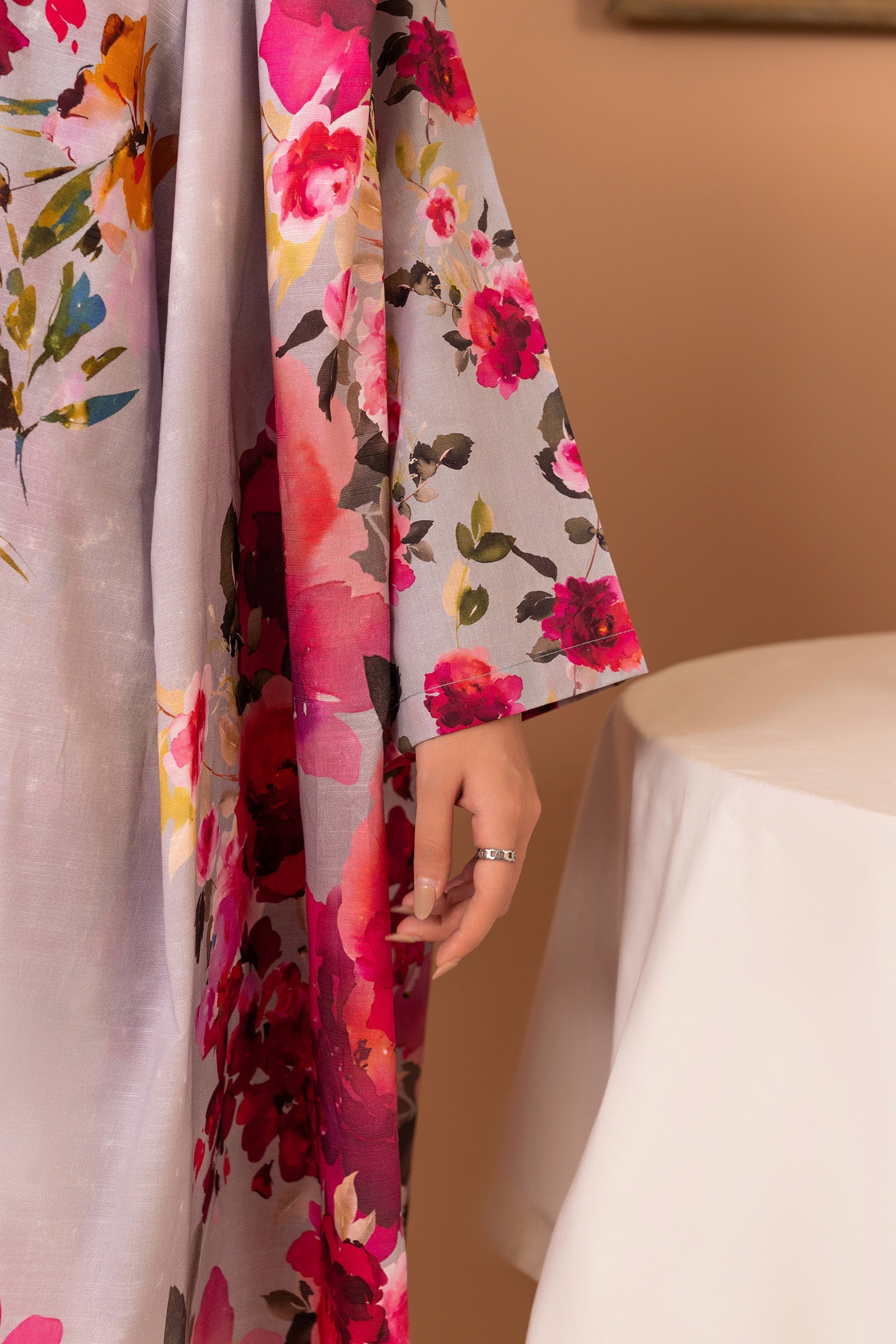 1 PC Printed Suit (Unstitched) Beyond East Official