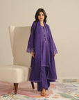 3 Piece Embroidered Lawn Suit Unstitched - 26