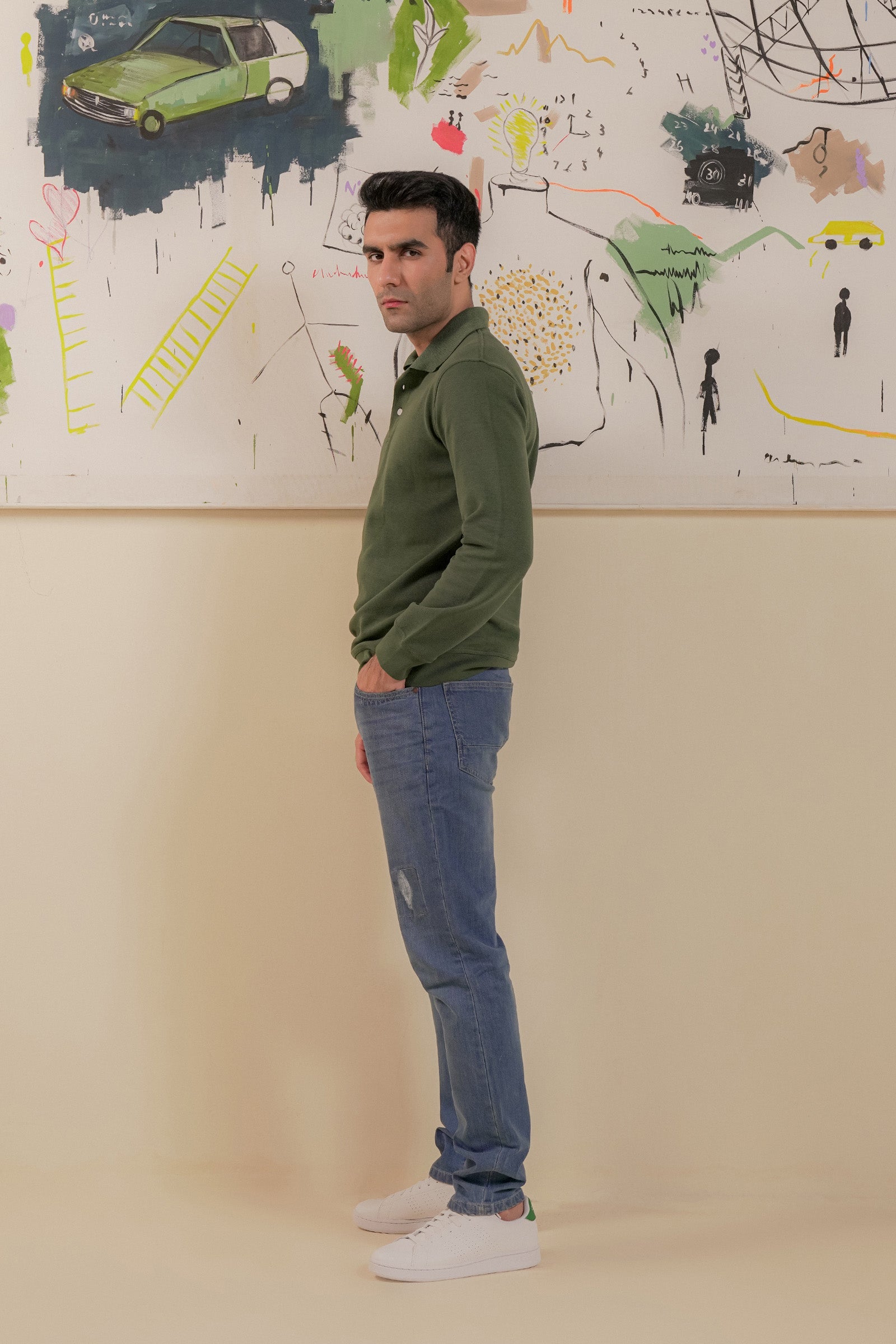 Basic Ribbed Polo Beyond East Official