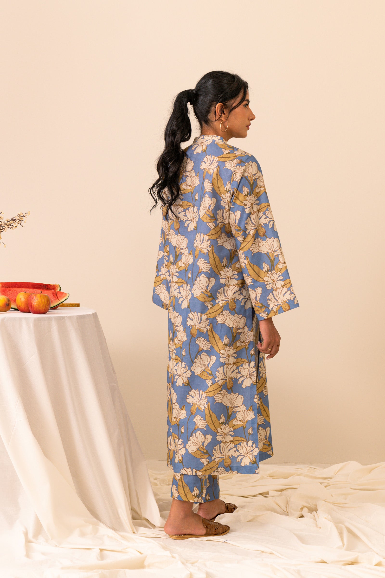 2 Piece Printed Cambric Suit SUMMER-24