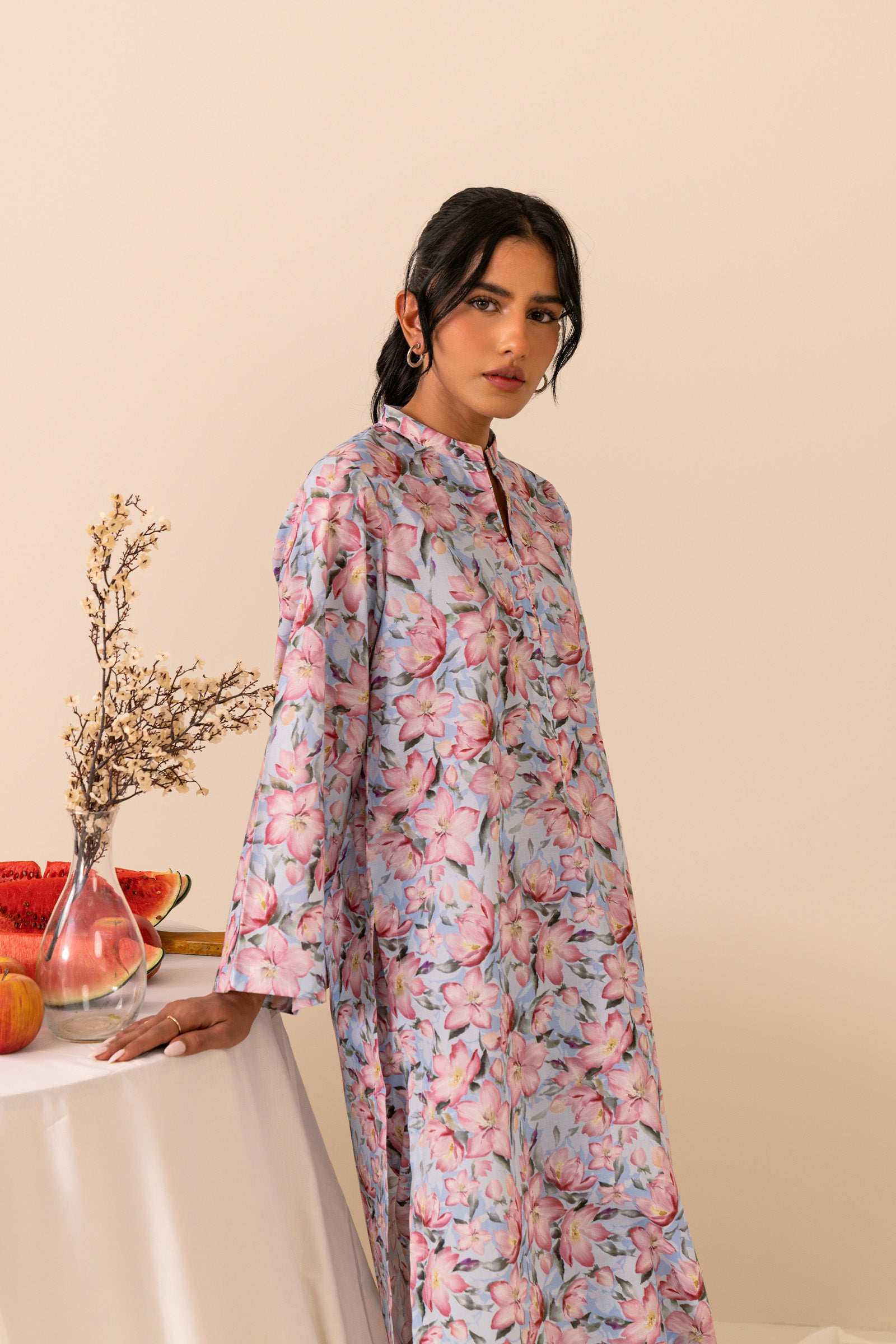2 Piece Printed Cambric Suit SUMMER-24