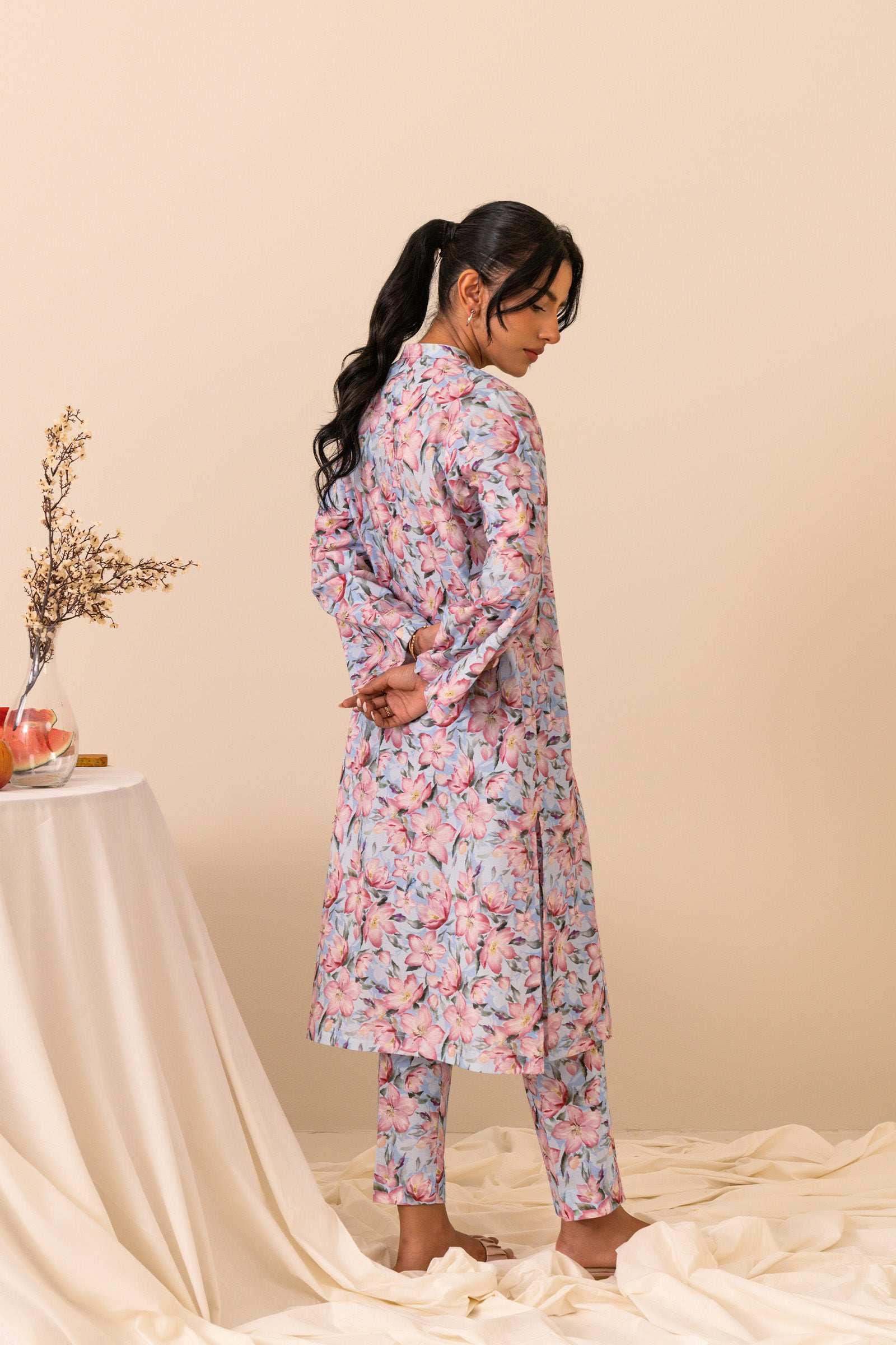 2 Piece Printed Cambric Suit SUMMER-24
