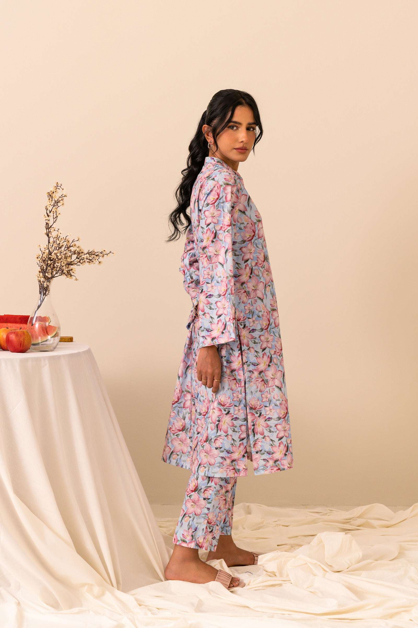 2 Piece Printed Cambric Suit SUMMER-24
