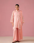 3 Piece Embroidered Organza Suit