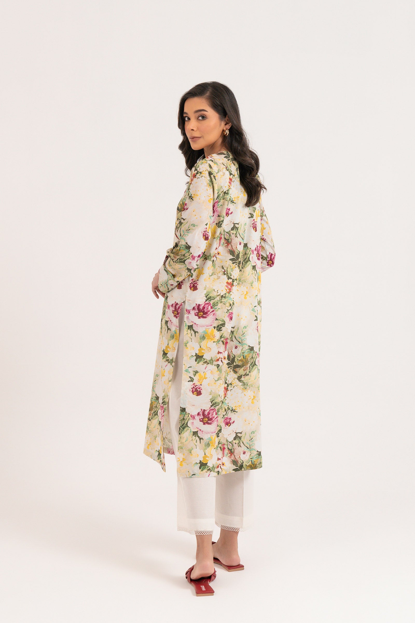 1 Piece Printed Lawn Shirt SUMMER-24