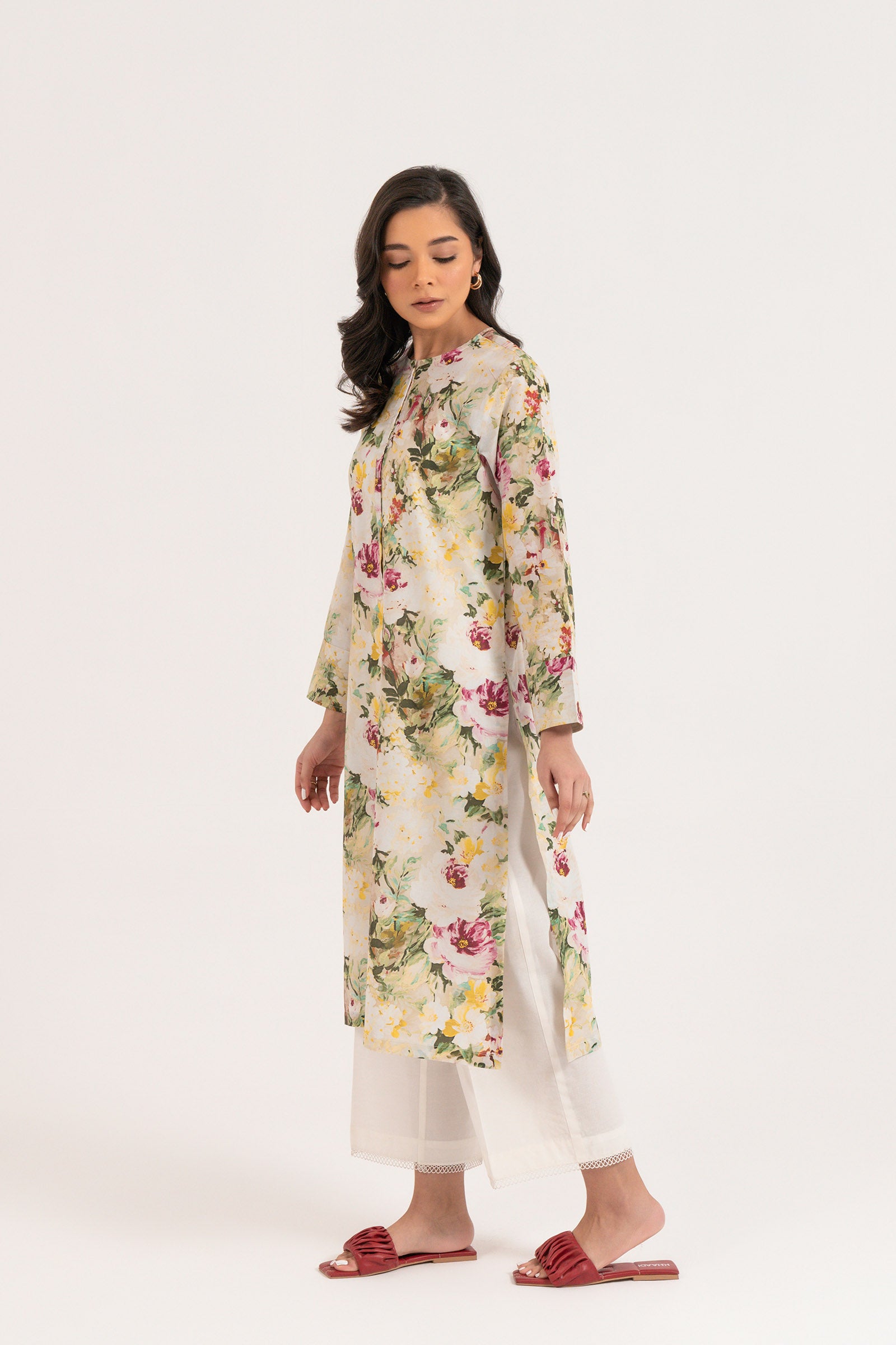 1 Piece Printed Lawn Shirt SUMMER-24
