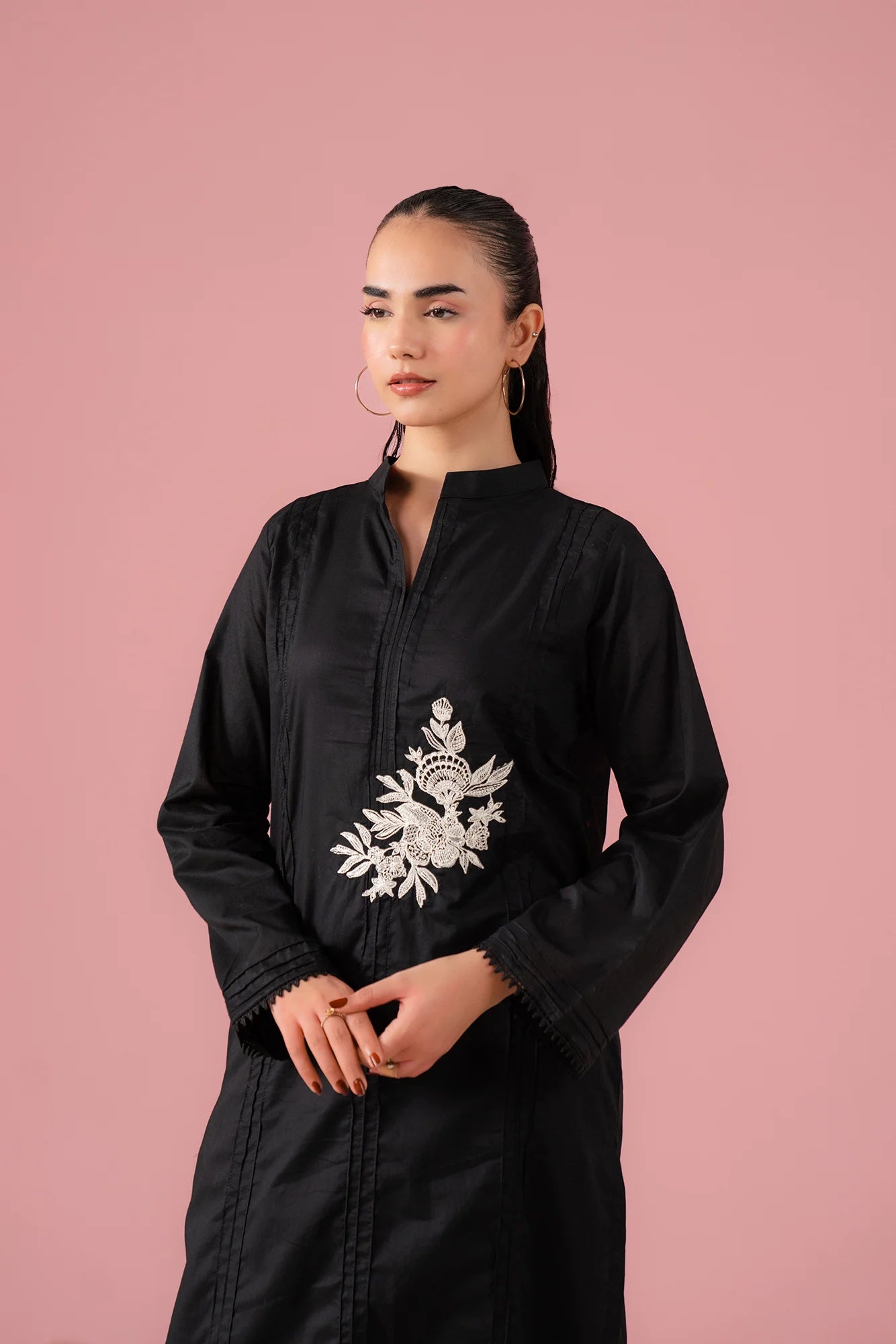 Black co ord set for women in Pakistan