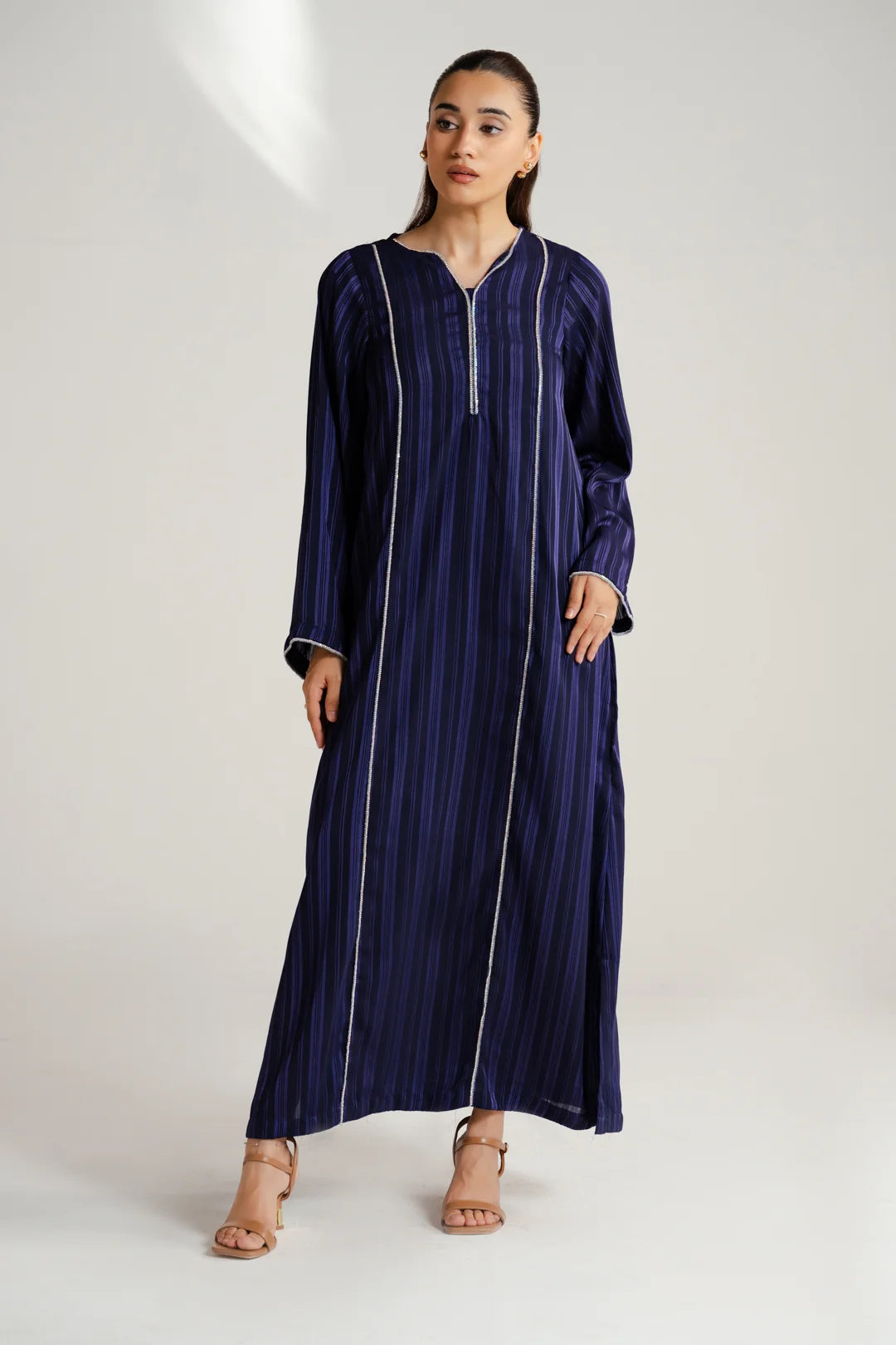 Blue Farshi Kaftan Shirt Women Pakistan | Pret Wear | Beyond East