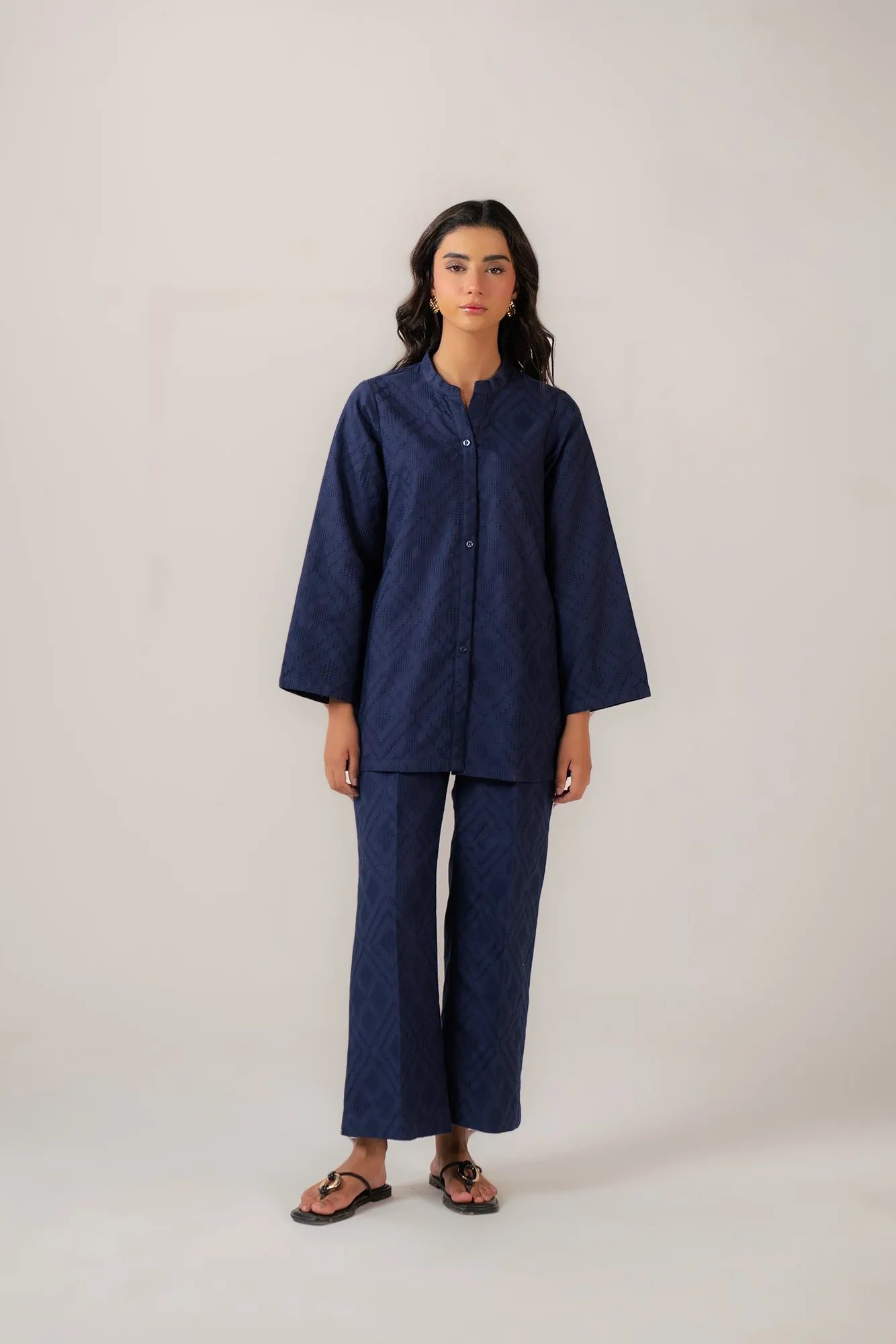 Blue co ord set for women 2 piece outfit Pakistan