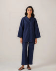 Blue co ord set for women 2 piece outfit Pakistan