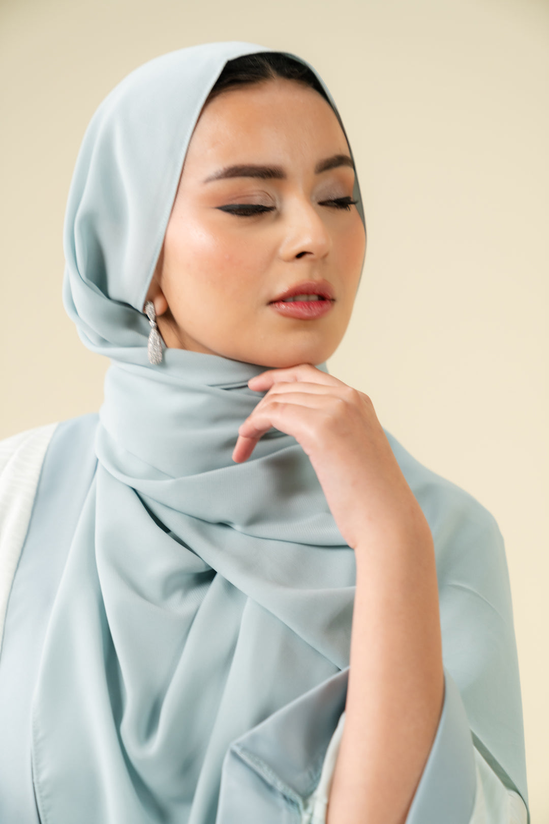 Buy Light Blue Hijab for Women – Soft & Stylish Scarf in Pakistan