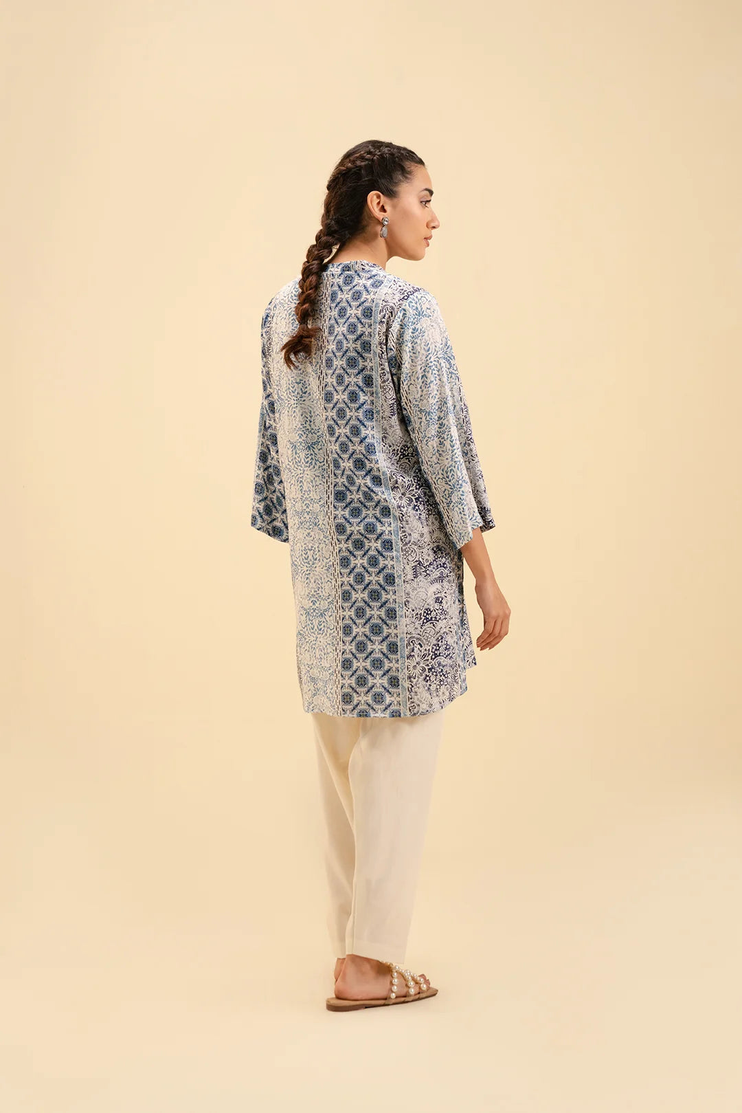 Buy soft viscose printed shirt online – elegant casual top for summer fashion.