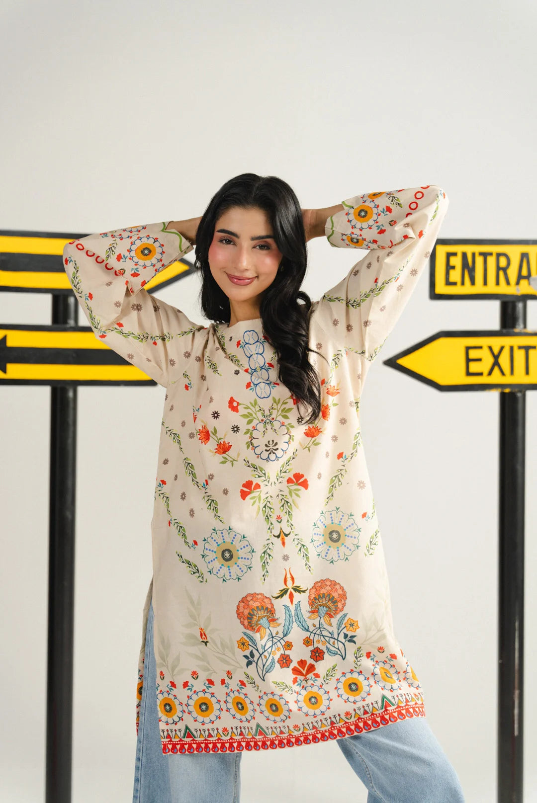 1 Piece Printed Lawn Shirt