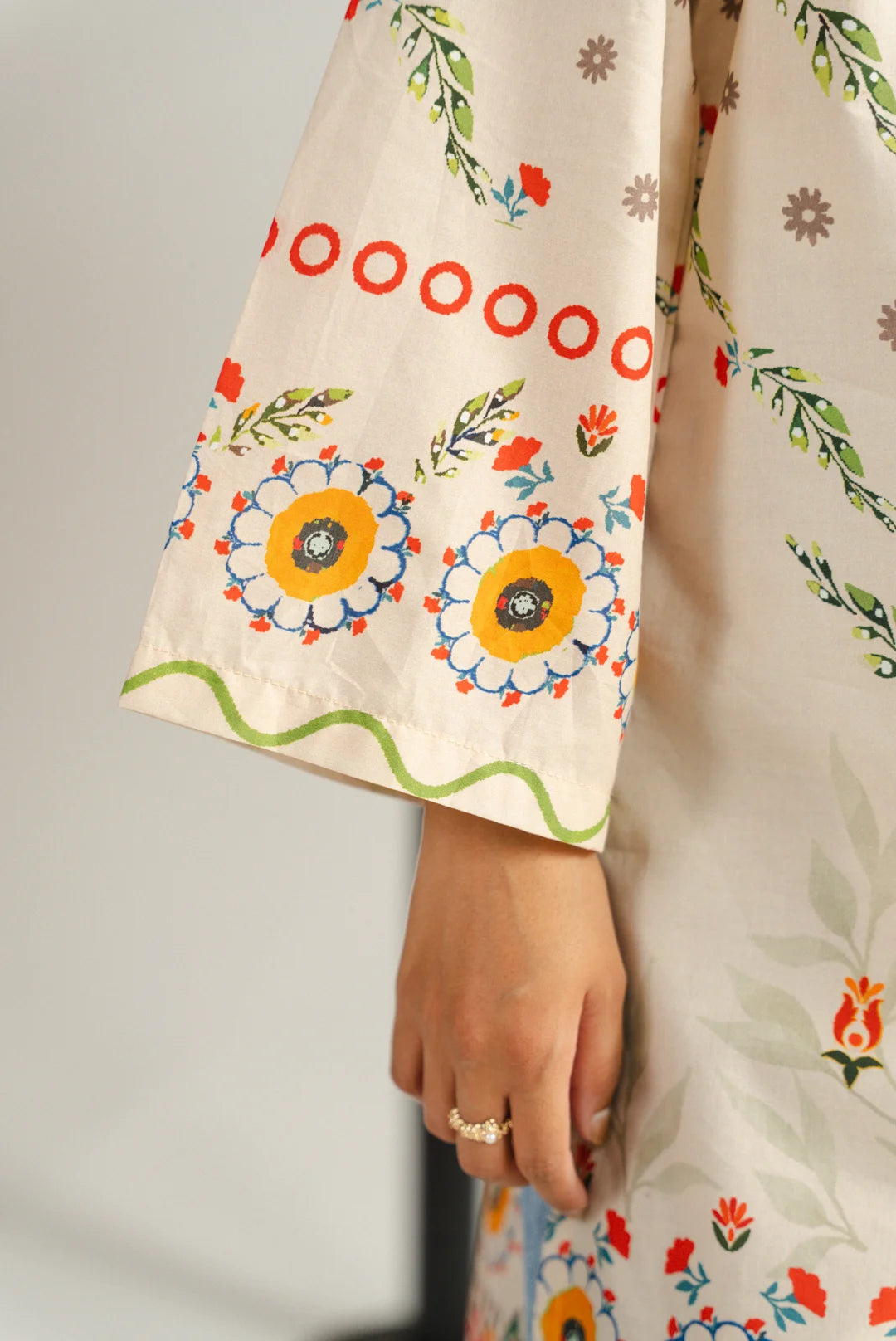 1 Piece Printed Lawn Shirt