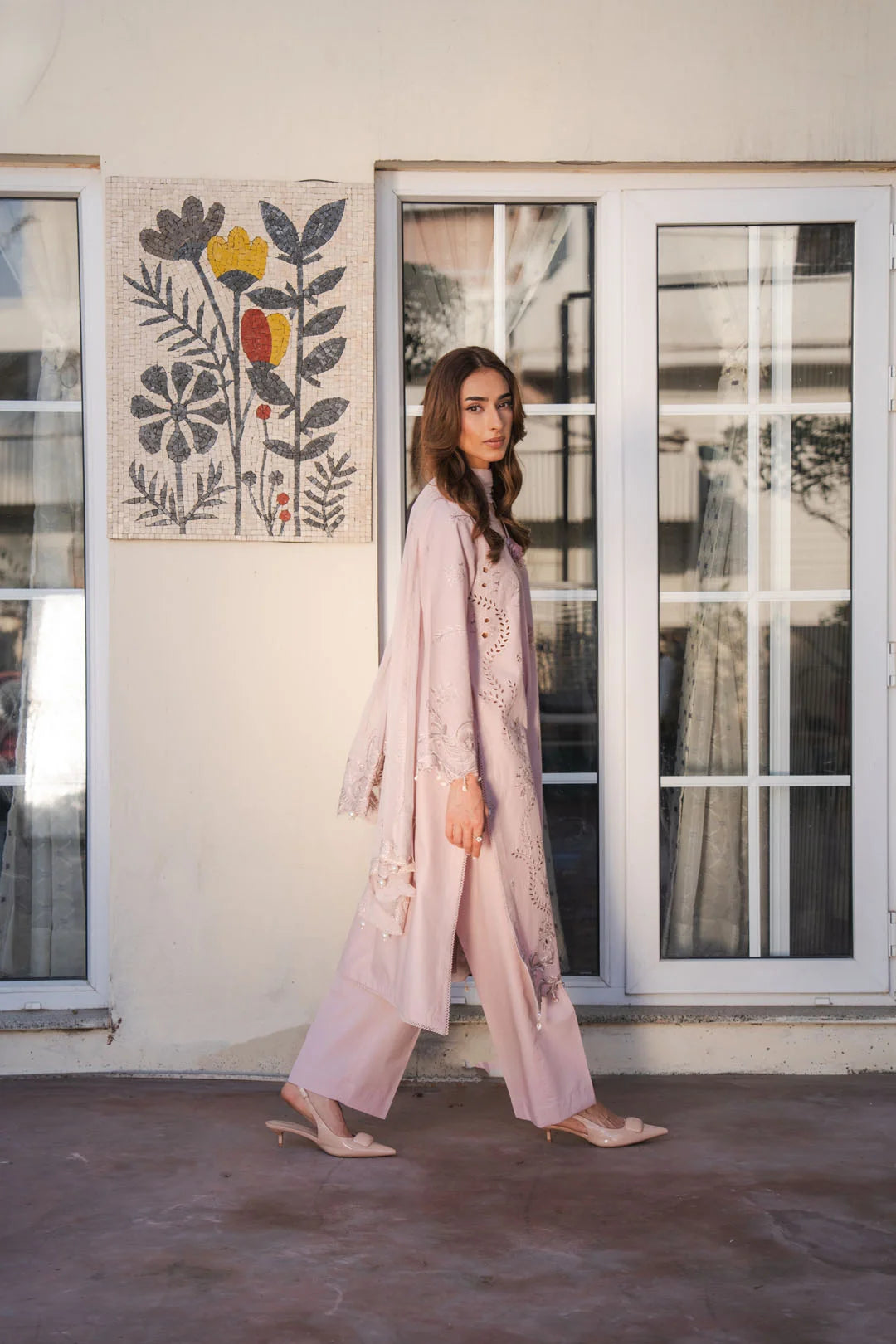 3 Piece Embroidered Lawn Suit Unstitched - 26