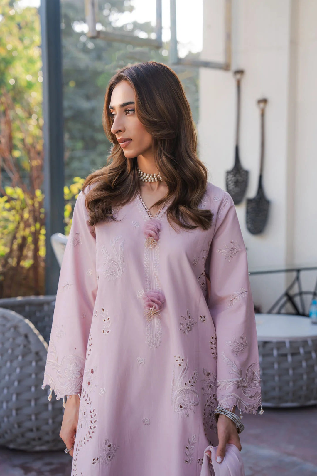 3 Piece Embroidered Lawn Suit Unstitched - 26