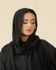 Black Abaya Scarf Modest Wear - 25