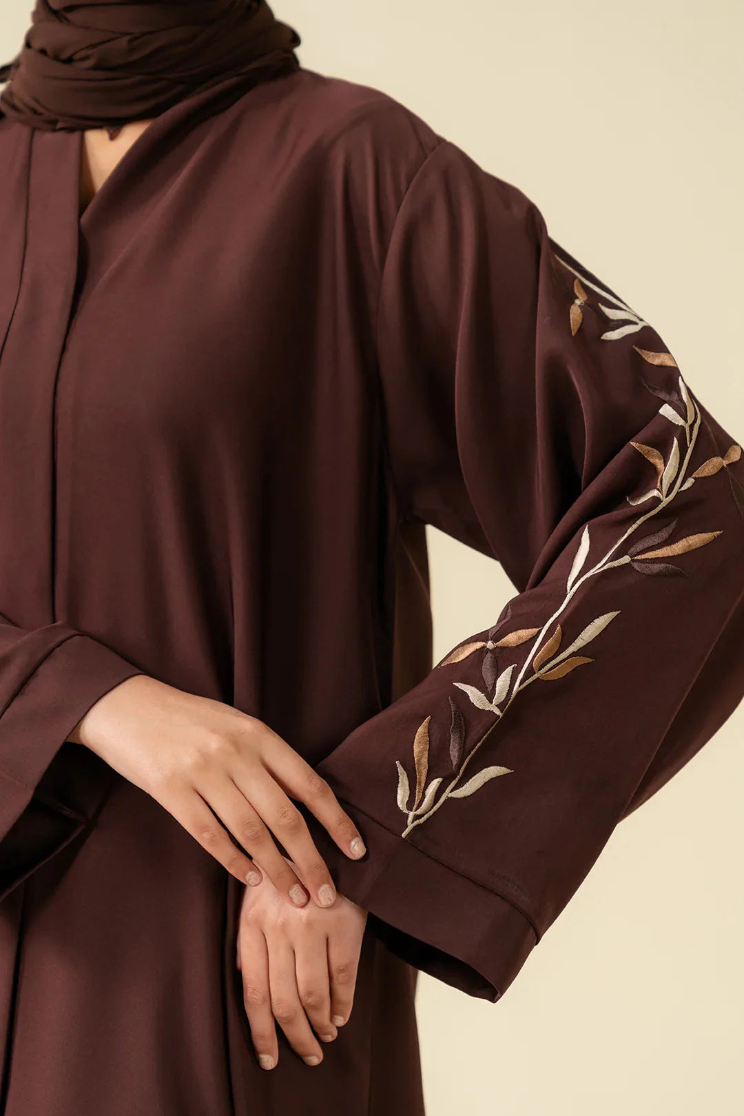Mocha Brown Abaya Modest Wear - 25