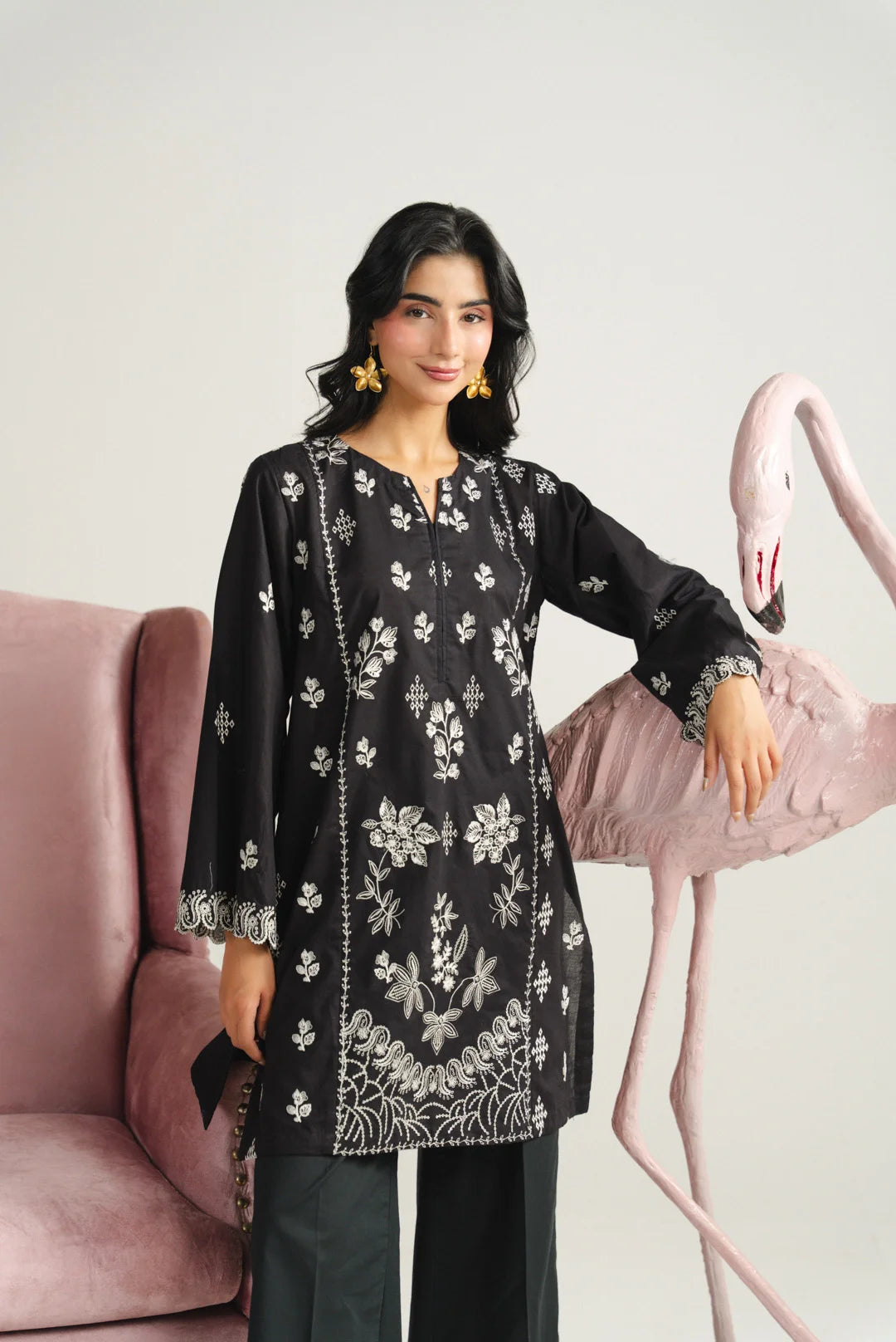 1 Piece Embroidered Lawn Shirt Pret SS - 26