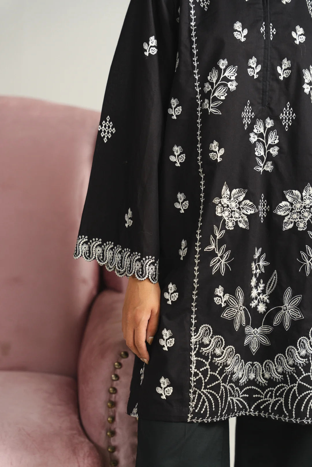 1 Piece Embroidered Lawn Shirt Pret SS - 26