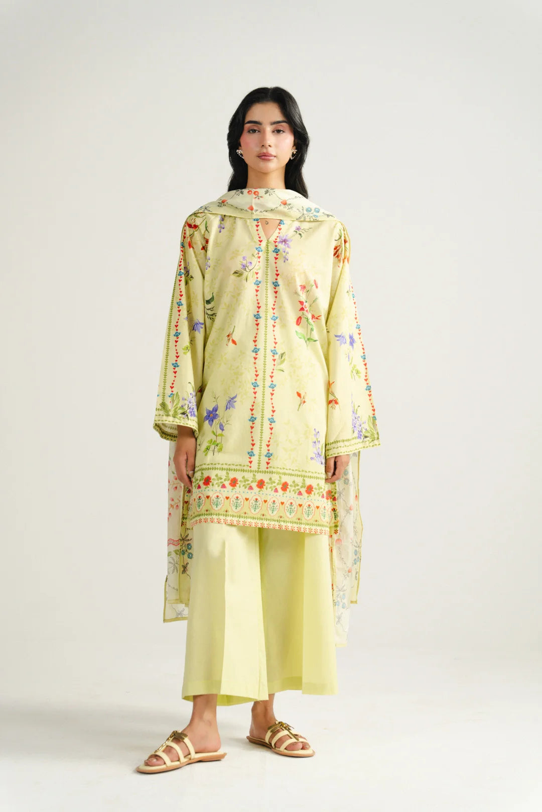 3 Piece Printed Lawn Suit