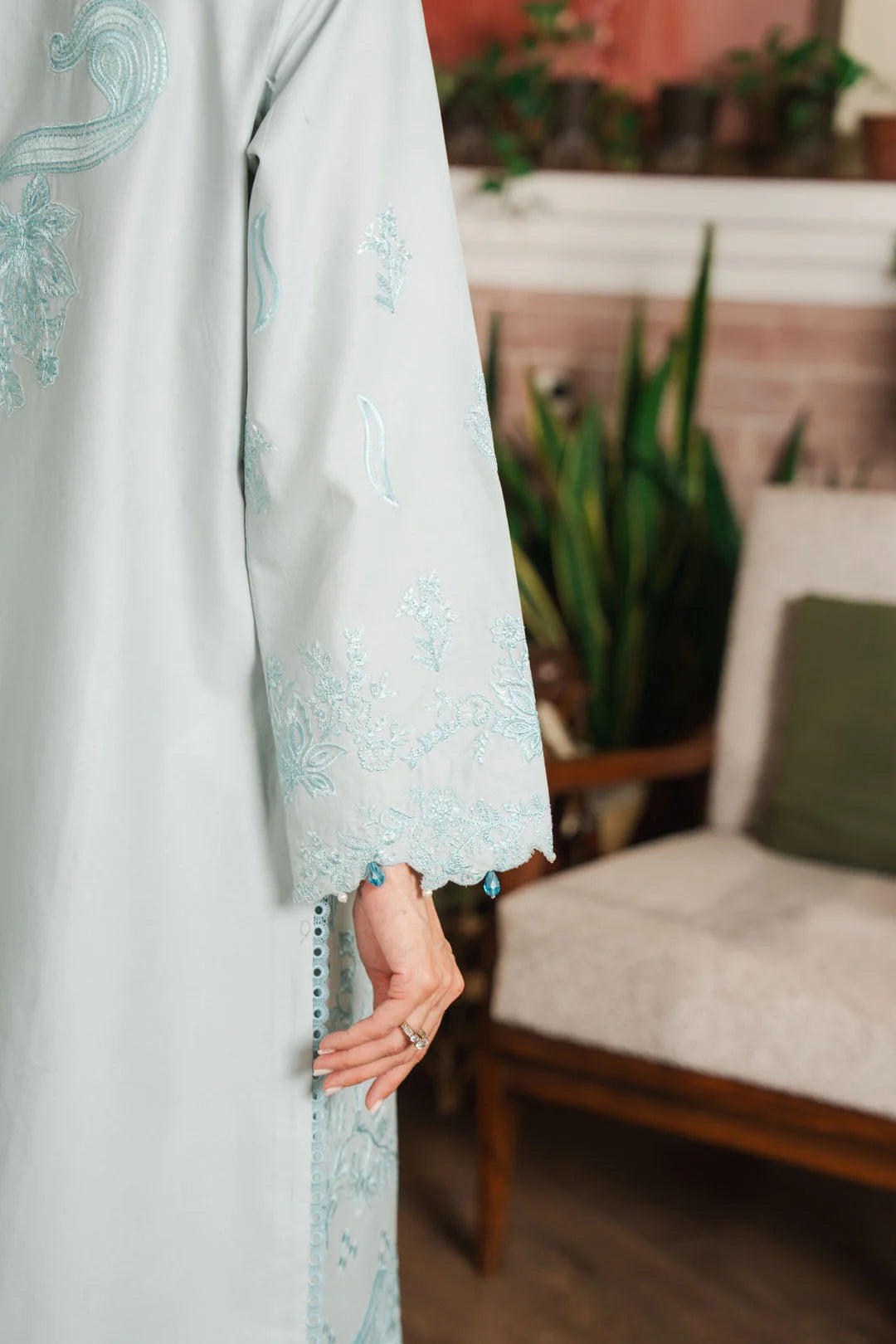 3 Piece Embroidered Lawn Suit Unstitched - 26